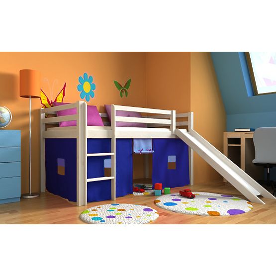 Látkový domeček k vyvýšené posteli 180x80cm - různé barvy