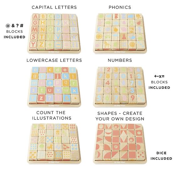 Le Toy Van Petilou Multifunkční kostky