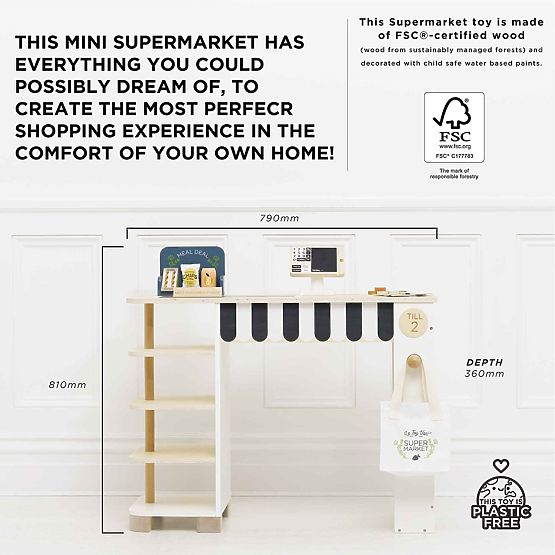 Le Toy Van Prodejní stánek s pokladnou a příslušenstvím