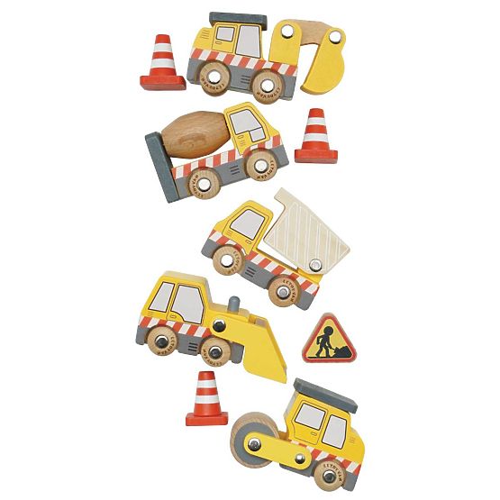 Le Toy Van Set stavebních strojů