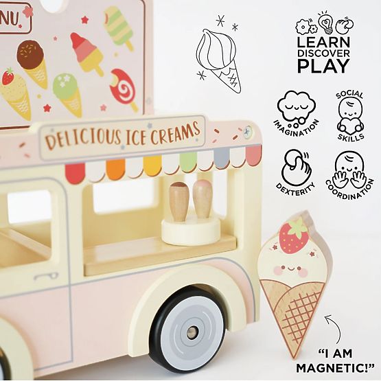Le Toy Van Zmrzlinový vůz nový design
