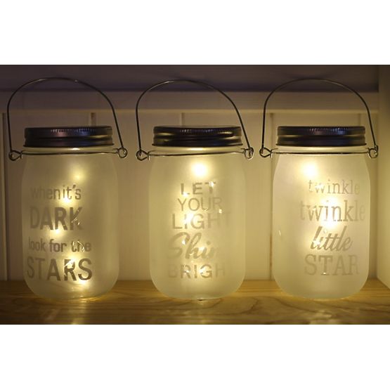 LED lampion Let Your light shine bright