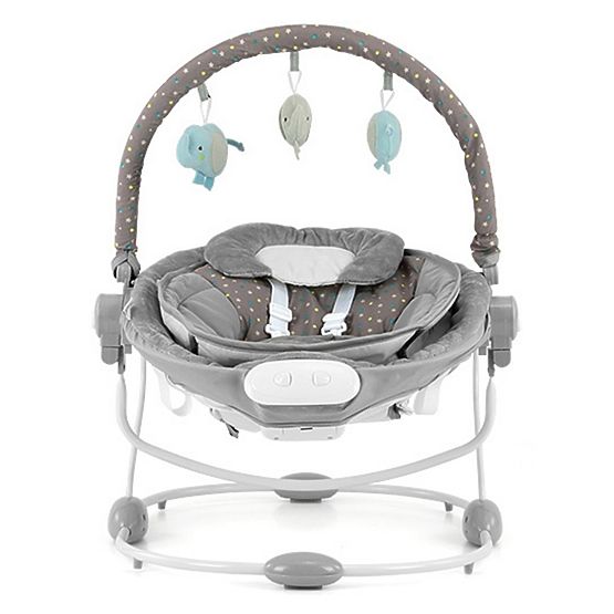 Lehátko a houpačka 2v1 Milly Mally Sweet Dreams grey Šedá