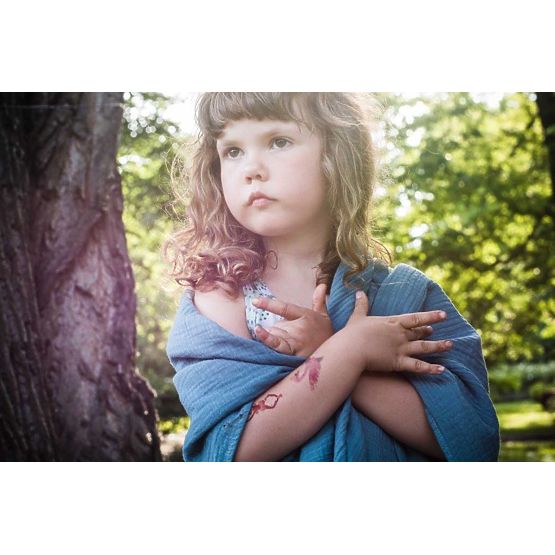LILU Mušelínová přikrývka/šátek