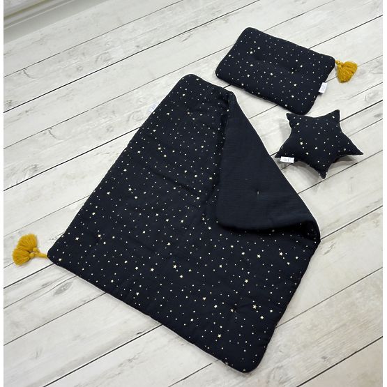 LILU Mušelinový polštář hvězda mini