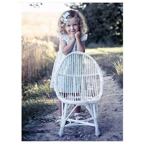 LILU Proutěné křeslo Slza