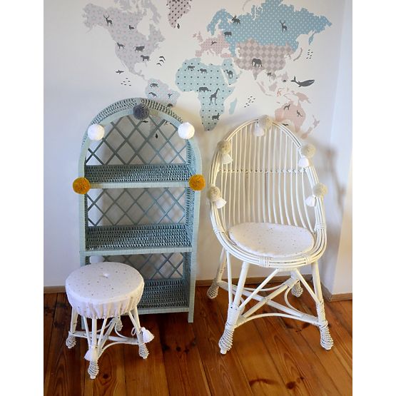 LILU Proutěné křeslo Slza