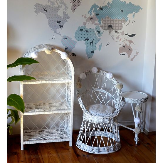 LILU Proutěný regál