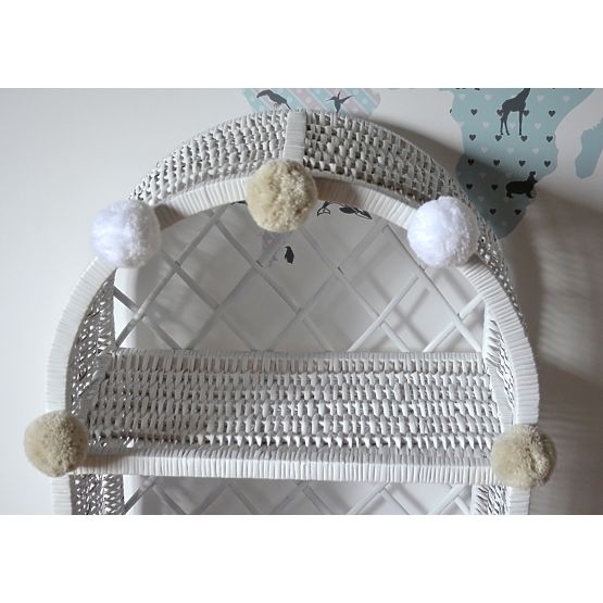 LILU Proutěný regál