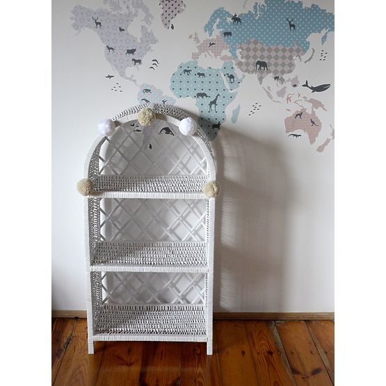 LILU Proutěný regál