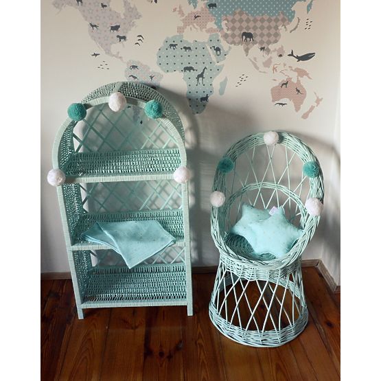 LILU Proutěný regál