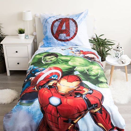 Ložní povlečení Avengers 140 x 200 cm + 70 x 90 cm