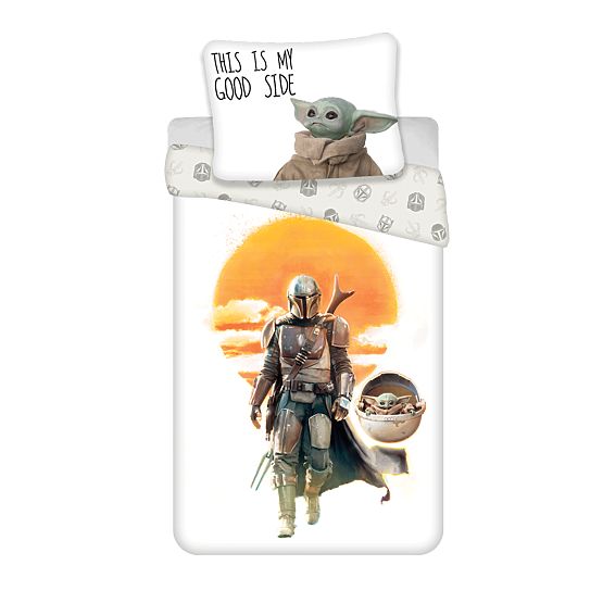 Ložní povlečení Star Wars- Mandalorian 140 x 200 cm + 70 x 90 cm