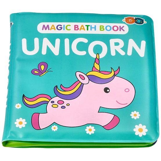 Magická barevná koupací knížka s jednorožcem