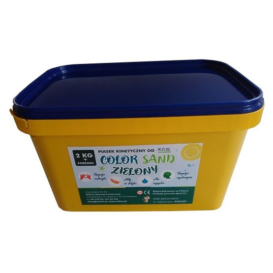 Magický kinetický písek 2 kg - zelený