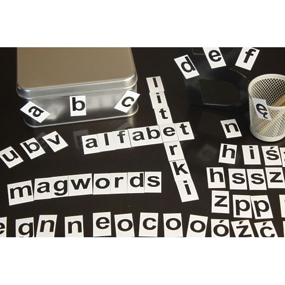 Magnetická abeceda - malá písmena