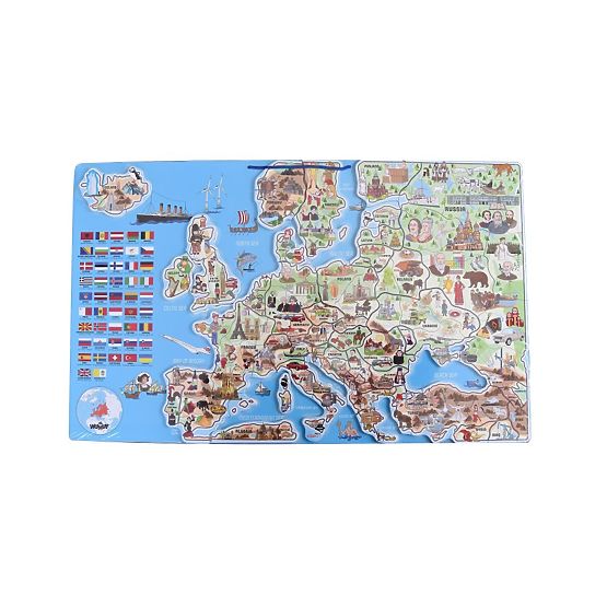 Magnetická mapa Evropy XXXL