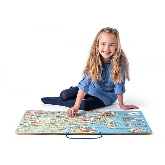 Magnetická mapa Evropy XXXL