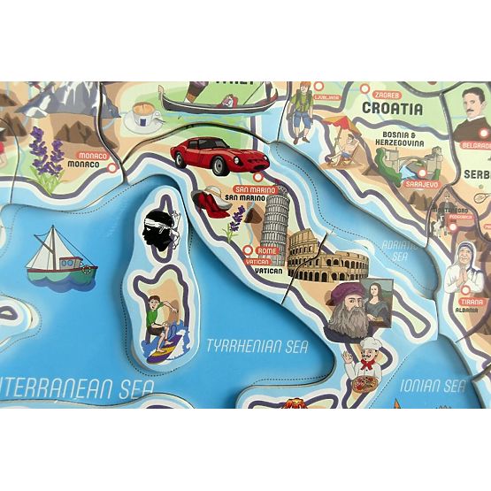 Magnetická mapa Evropy XXXL