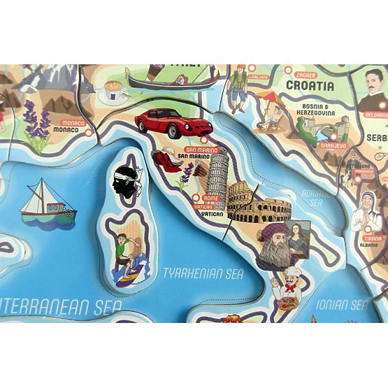 Magnetická mapa Evropy XXXL