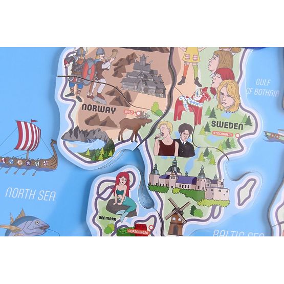 Magnetická mapa Evropy XXXL