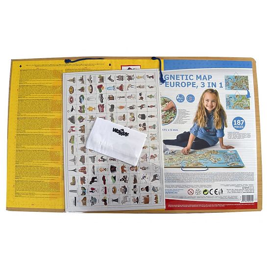 Magnetická mapa Evropy XXXL