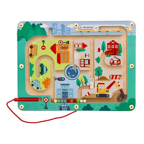 Magnetické bludiště vozidla