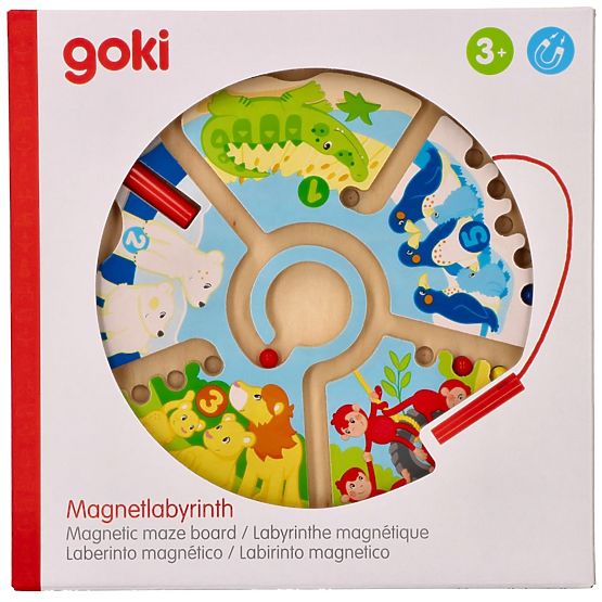 Magnetické bludiště zvířata a čísla