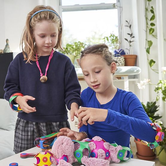 Magnetické kostky Clixo Super Rainbow, 60 prvků