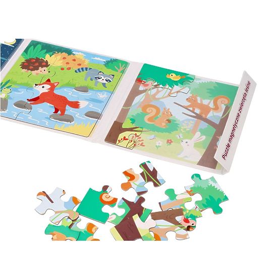 Magnetické puzzle Lesní zvířata