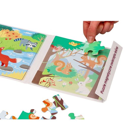 Magnetické puzzle Lesní zvířata