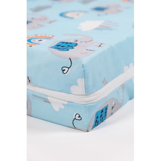 Matrace se vzorem- modrý slon