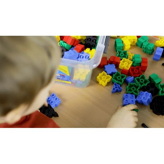 Mega sada konstrukčních kostek Morphun Starter, 600 dílků