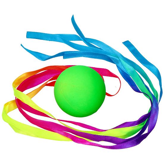 Míček s stuhami