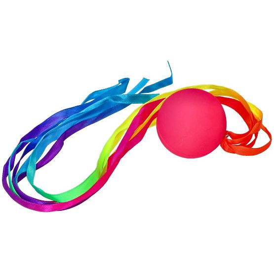 Míček s stuhami