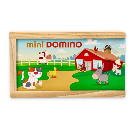 Mini Domino v krabičce - Zvířátka