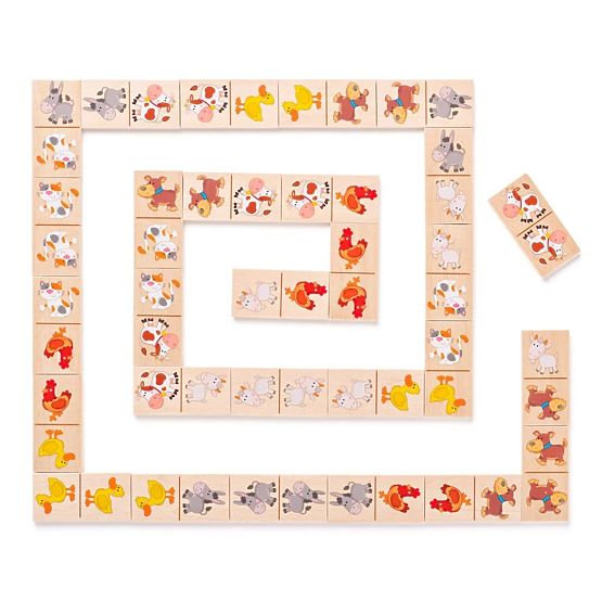 Mini Domino v krabičce - Zvířátka