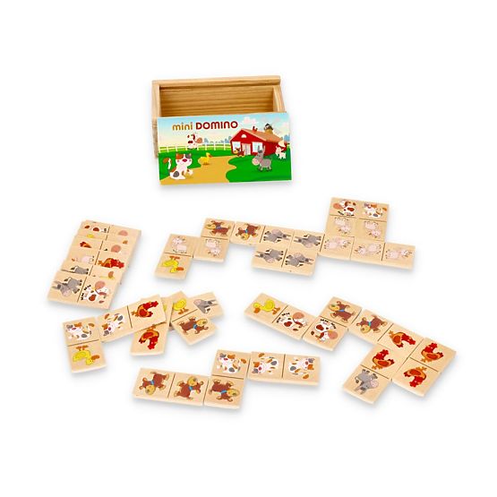 Mini Domino v krabičce - Zvířátka