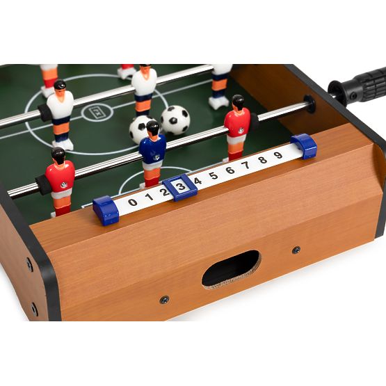 Mini stolní fotbálek pro děti dvě míčky vodítka