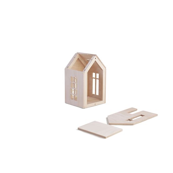 Magnetický Montessori dřevěný domeček - natural