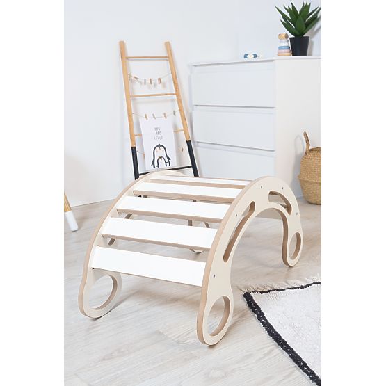 Montessori houpačka - bílá