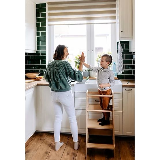 Montessori učící věž Stella - bílá