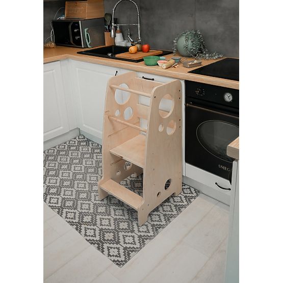Montessori učící věž Lena MINI 75 - přírodní