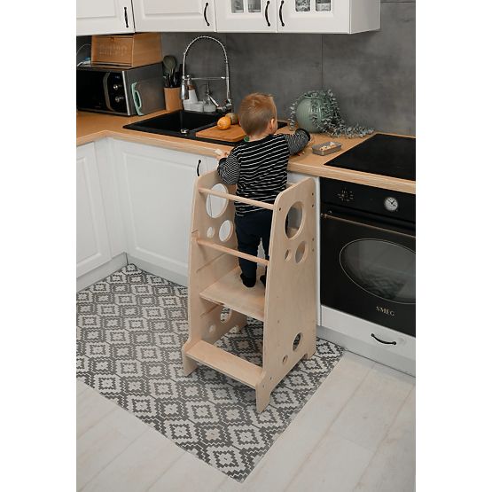 Montessori učící věž Lena MAXI 85 - přírodní