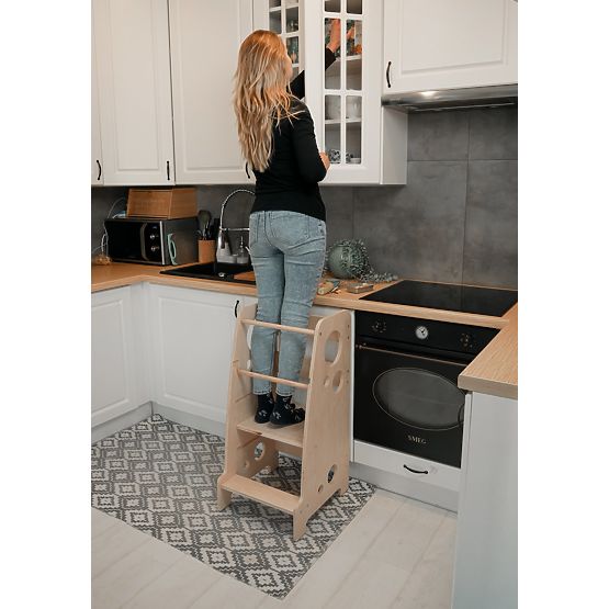 Montessori učící věž Lena MAXI 85 - přírodní