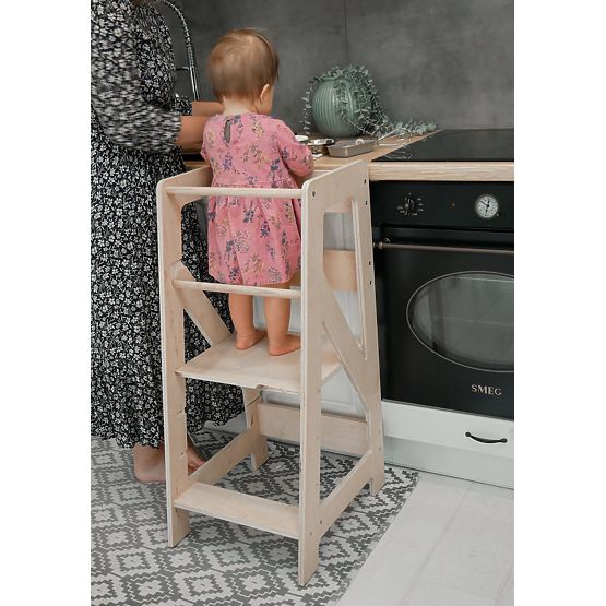 Montessori učící věž Pola MAXI 90 - přírodní