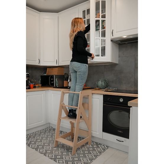 Montessori učící věž Pola MAXI 90 - přírodní