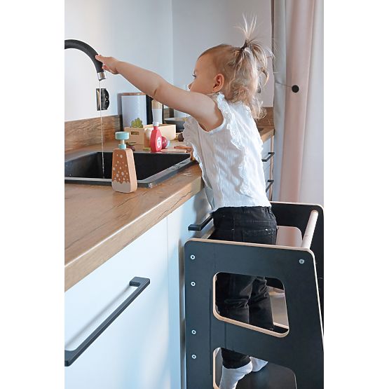 Montessori učící věž Quadro Black