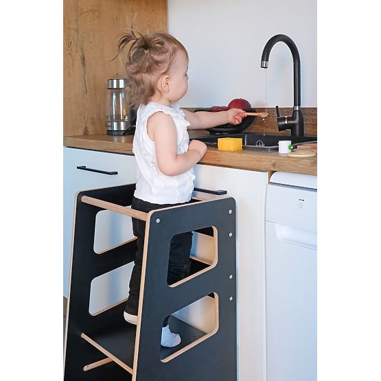 Montessori učící věž Quadro Black