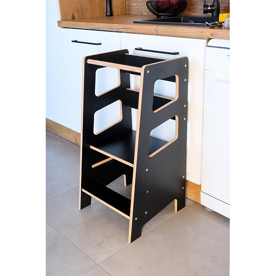 Montessori učící věž Quadro Black